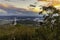 Sunset view from Mount Ainslie Lookout, Canberra