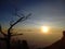 Sunset view mount merbabu