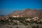 Sunset view of the Nakhal Fort surrounded by a palm grove, Oman