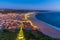 Sunset view of Nazare in Portugal