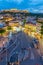 Sunset view over Monastiraki square in Athens, Greece