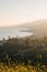 Sunset view of the Pacific Coast, in Pacific Palisades, Los Angeles, California