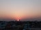 sunset view of Patna city India