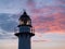 Sunset view of the Penghu lighthouse