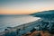 Sunset view from The Point at the Bluffs, in Pacific Palisades, Los Angeles, California