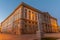 Sunset view of Porto university in Portugal