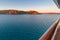 Sunset view of Prince Frederick Harbor in the remote Kimberley coast of Western Australia from the deck of an anchored expedition