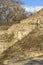 Sunset view of Ruins of fortifications of ancient Roman city of Diocletianopolis, Hisarya, Plovdiv Region, Bulgaria