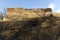 Sunset view of Ruins of fortifications of ancient Roman city of Diocletianopolis, Hisarya, Plovdiv Region, Bulgaria