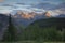 Sunset view in San Juan Mountains in Colorado