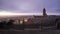 Sunset View Santa Maria Church Medina Sidonia Time-Lapse Cadiz