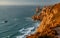 Sunset view of the sea from the westernmost point of Europe