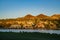 Sunset view of some beautiful residence house at Lake Las Vegas