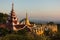 Sunset view at Su Taung Pyai Pagoda in Mandalay
