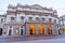 Sunset view of Teatro alla Scala in Milano, Italy