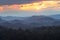 sunset view from top of Doi Pha Phung