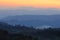 sunset view from top of Doi Pha Phung