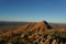 sunset view from the the top of Mount Sonder just outside of Alice Springs, West MacDonnel National Park, Australia