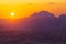 Sunset view towards Jabal Harun Near Petra