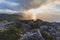 Sunset view of the Twelve Apostles from Table Mountain