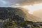 Sunset view of the Twelve Apostles from Table Mountain