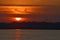 Sunset viewed across Saint John's River