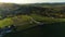 Sunset Viewpoint In Polanczyk Bieszczady Aerial Poland