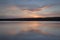 Sunset views across Duralia Lake, Penrith