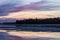 Sunset in Voyageurs National Park Minnesota