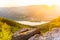 Sunset in Wachau Valley with Danube River, Austria