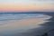 Sunset on Waiotahe Beach, a popular beach holiday destination near Opotiki, Bay of Plenty