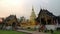 Sunset at wat phasing temple in chiang mai Thailand