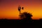 Sunset Windmills at Grunau, Namibia