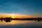 Sunset at Yellow Water, Kakadu National Park, Northern Territory, Australia