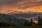 Sunset in Zell am See