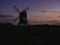 Sunsetting over Pitstone windmill Ivinhoe landmark