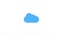 Sunshine and cloud and thunderstorm icon animation with white background. Icon design. Video Animation. Bright Sun