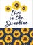 sunshine flower print