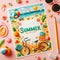 Sunshine Greetings: A Vibrant Summer Vacation Card