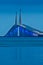 The Sunshine Skyway Bridge at Dawn Close UP