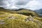 Sunshine on the slopes of Middle Fell