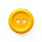 Sunshine Vibes: Isolated Yellow Button Radiating Positive Energy on a White Background