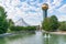 Sunsphere at World`s Fair park in downtown Knoxville, Tennessee