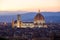 Sunst view of Cathedral Santa Maria del Fiore, Florence