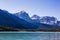 Sunwapta Lake, Jasper National Park in Alberta, Canada