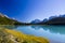 Sunwapta Lake, Jasper National Park in Alberta, Canada