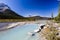 Sunwapta River, Jasper National Park in Alberta, Canada