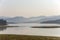 Suoi Vang lake with Langbiang mountains in the morning