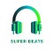 Super beats headphones with the gradient color