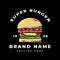 Super Burger since 1998 illustration brand